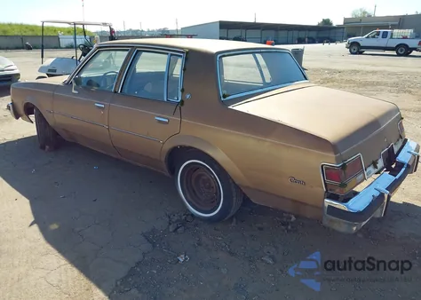 1981 Buick Century из США, поврежденный, VIN 1G4AH69N1BZ145136